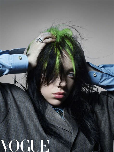 Someone unfamiliar with the singer billie eilish might think that all this fuss is because this is her first cover on vogue. Billie Eilish - Vogue China June 2020 Cover and Photos ...