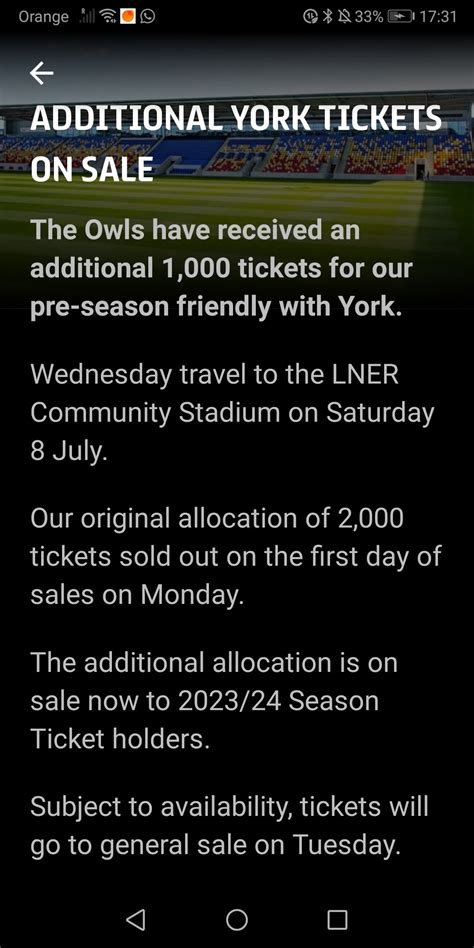 As Expected York Friendly Sheffield Wednesday Matchday Owlstalk
