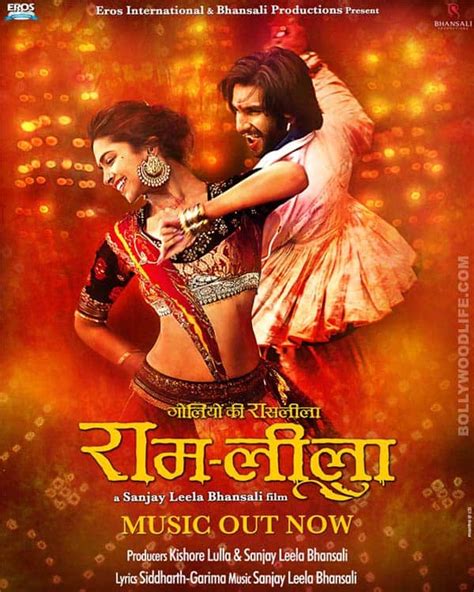Deepika Padukone And Ranveer Singh Unleash Their Colourful Sides Check Out Ram Leela New Poster