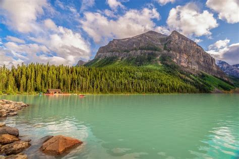 Lake Louise In Banff National Park Alberta Rocky Mountains Canada