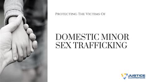 Domestic Minor Sex Trafficking Shutterstock V Justice Clearinghouse