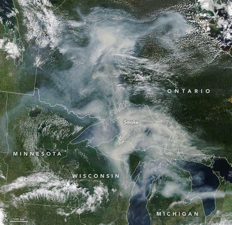 Smoke Spreads Across Ontario