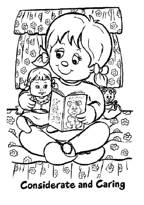 Childrens Coloring Pages Caring For Others