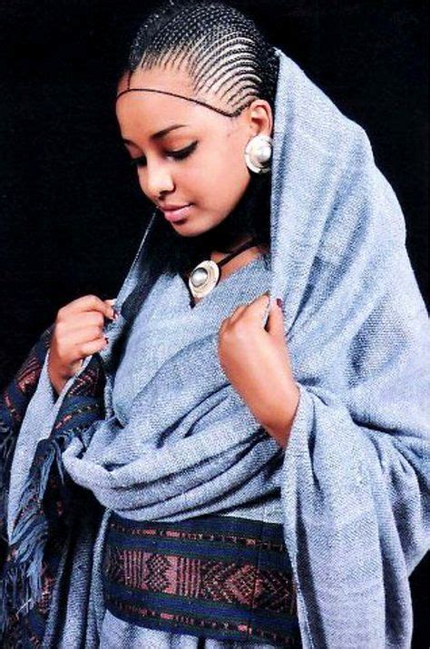 Beautiful Habesha Young Lady 04編髮 世界各國文化 Ethiopian Beauty African