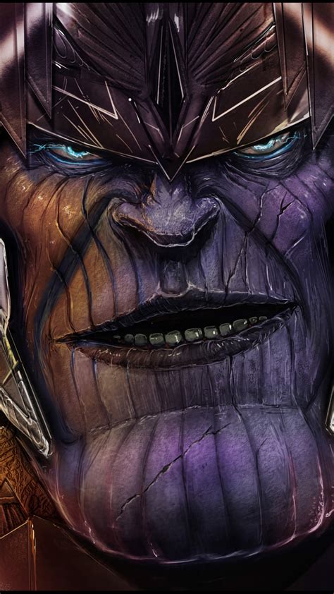1080x1920 Thanos Hd Superheroes Digital Art Artwork Behance
