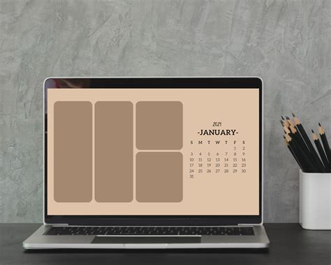 Unlabeled January 2021 December 2021 Desktop Organizer Etsy In 2021