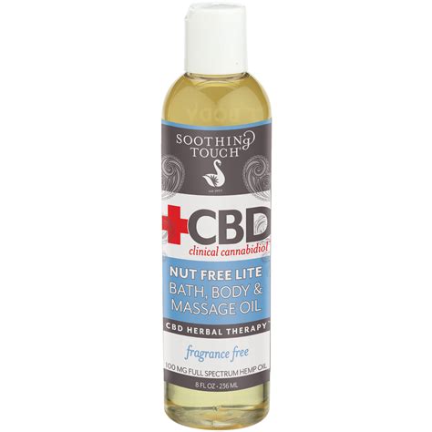Cbd Nut Free Lite Oil 8 Oz 3012049 Soothing Touch 314100 08