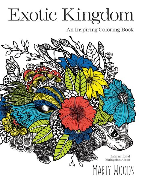 Exotic Kingdom An Inspiring Coloring Book Adult Coloring