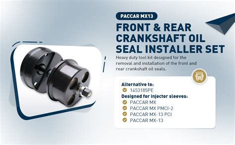 Oni Tools Paccar Front And Rear Crankshaft Oil Seal