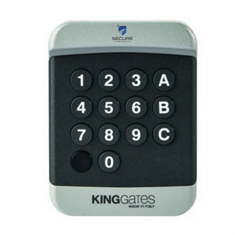 Secure India Black Back Lighted Keypad Rolling Code 43392 Mhz Model