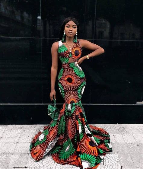 African Cocktail Dress African Print Dresses African Prom Etsy In 2020 Long African Dresses