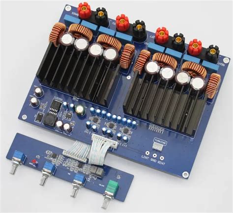 hifi class d tas5630 2 1 high power amplifier board opa1632 tl072 600w 2 300 dc48v in