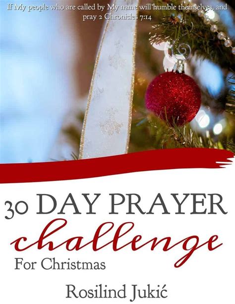30 Day Prayer Challenge For Christmas Prayers Christ Centered