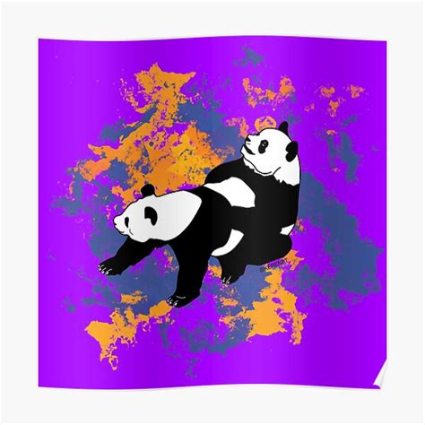 Pandas Poster For Sale By Keren Paztirosh Redbubble