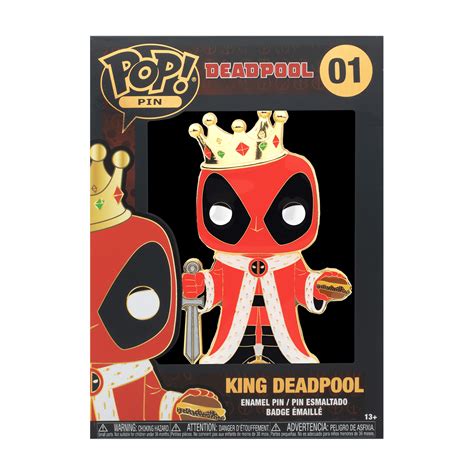 Buy Pop Pins King Deadpool At Funko