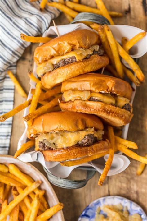 A Basket Of Butter Burgers And Fries Wisconsin Butter Burger Recipe