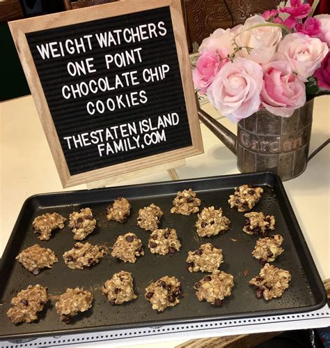 Low point weight watchers desserts. Weight Watchers 1 point chocolate chip cookies - The Staten Island family