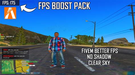 Fivem Roleplay Fps Boost Graphics Pack And Fivem Optimizaion 160 Fps