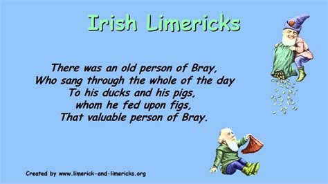 ♣♣♣ Irish Limericks ♣♣♣ Youtube