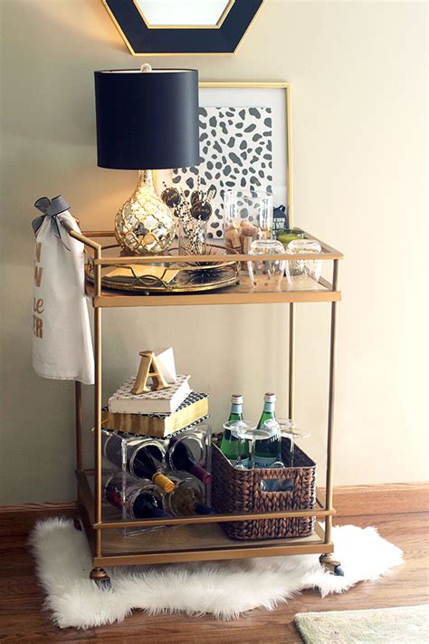 Where can i find ideas for bar carts? My Beloved Gold Target Wine Themed Bar Cart REVEALED ...