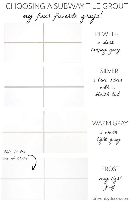 They make spaces feel unexpectedly warm and welcoming. White Subway Tile with Gray Grout: My Favorite Grays ...