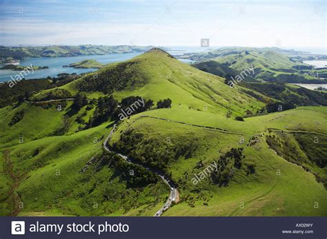 Harbour Cone And Highcliff Road Otago Peninsula Dunedin