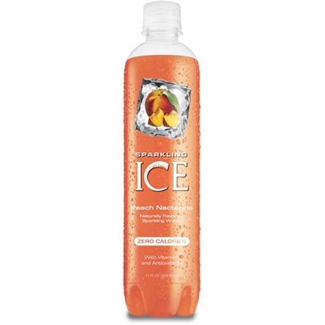Sparkling Ice Peach Nectarine Sparkling Water 500ml Approved Food
