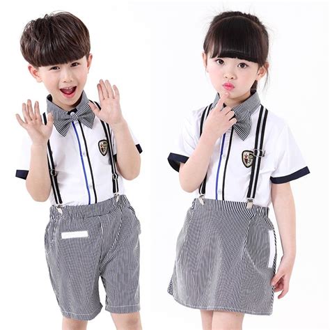 School Clothes Set For Boys Girls Tennis Kids Sports Suit Summer