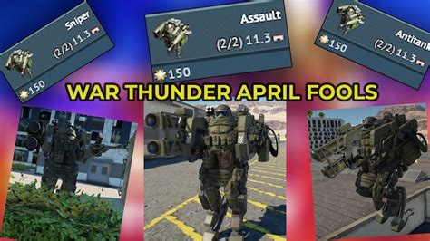 War Thunder April Fools Gameplay Compilation Youtube