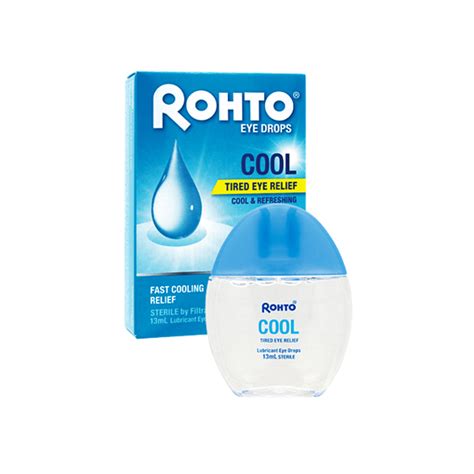 Rohto Eye Drops Cool 13ml Eye Care Eye And Ear Care Health