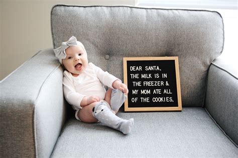 Christmas Baby Letterboard Ideas Baby Announcement Funny Baby
