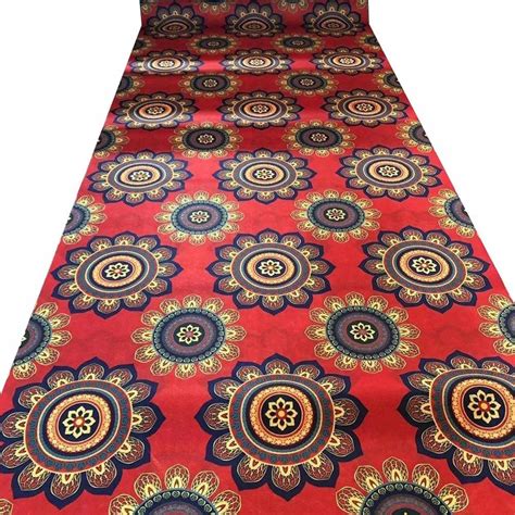 Red Non Woven Printed Carpets For Flooring Size 6 Feet At Rs 5800