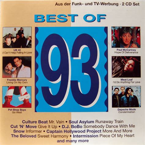 Best Of 93 1993 Cd Discogs