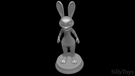 Artstation Judy Hopps Casual Outfit Zootopia 3d Print Model Resources