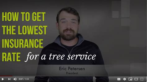 Getting Tree Services The Lowest Insurance Rates Youtube