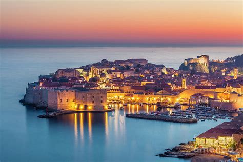 Dubrovnik Sunset Croatia Photograph By Neale And Judith Clark