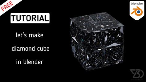 Creating A Diamond Cube In Blender Blendernation