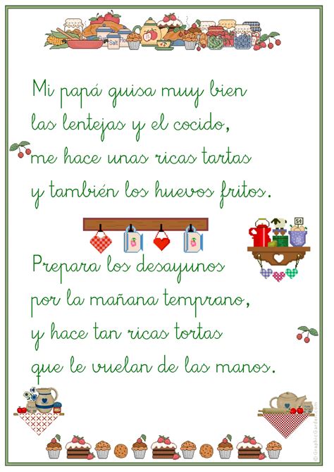 Poemas Infantiles Para Imprimir