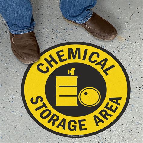 Chemical Storage Signs Danger Chemical Storage Area Signs