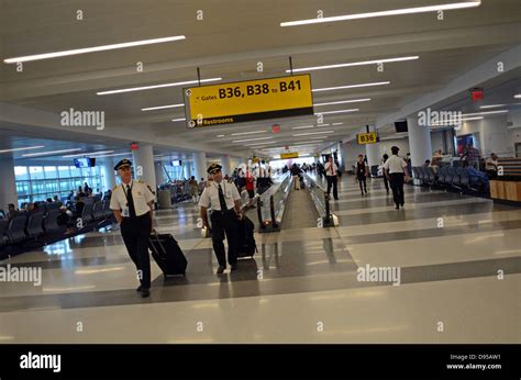 Departures At Terminal 4 Of Jfk Airport New York Stock Photo 57281309