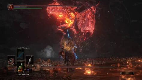 Simply put you want to collect as many souls as you can and then bring them back to the nexus hub area. Dark souls 3 Demon price fight - YouTube