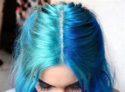 pin by yoosungsmom on hair make up nails dyed hair hair styles split dyed hair