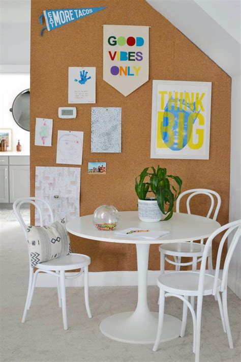 Large 24 x 36 navy cork bulletin board, classic elegant photo display, wedding board, memo board, command center, office organization. DIY The Easiest Cork Board Wall In An Afternoon | Cork ...
