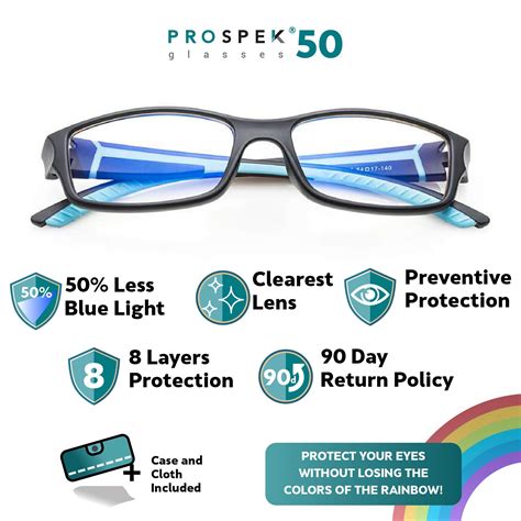 prospek blue light blocking glasses computer glasses peak anti glare anti reflective buy