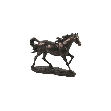 Juliana Bronze Figurine Galloping Horse Bronze Finish Tierneys Ts
