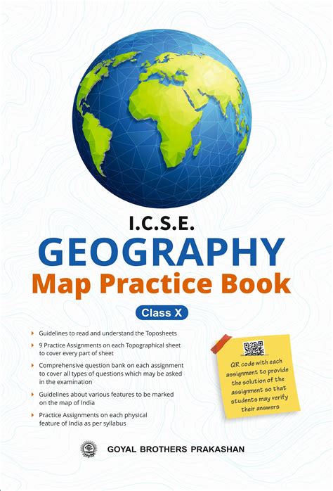 Icse Geography Map Practice Book Class