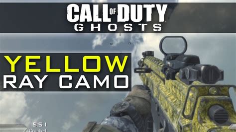 Cod Ghosts Yellow Ray Camo Dlc Camos Youtube