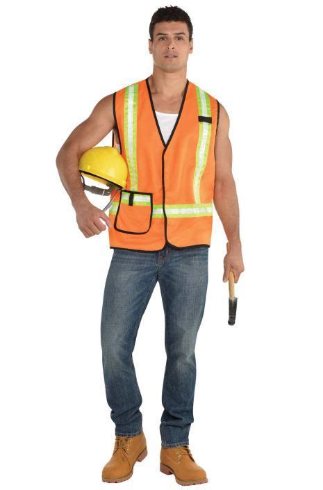 Construction Worker Vest Adult Costume Construction Worker Halloween Costume Work Wear Women