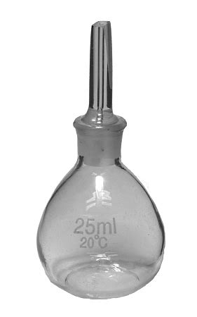 Specific gravity bottle 10mL mouth ø 07mm h 70mm Gay Lussac Pycnometer