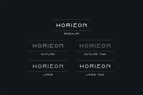 Download Free Horizon Outlinetwo Font Free Horizon Outlinetwootf